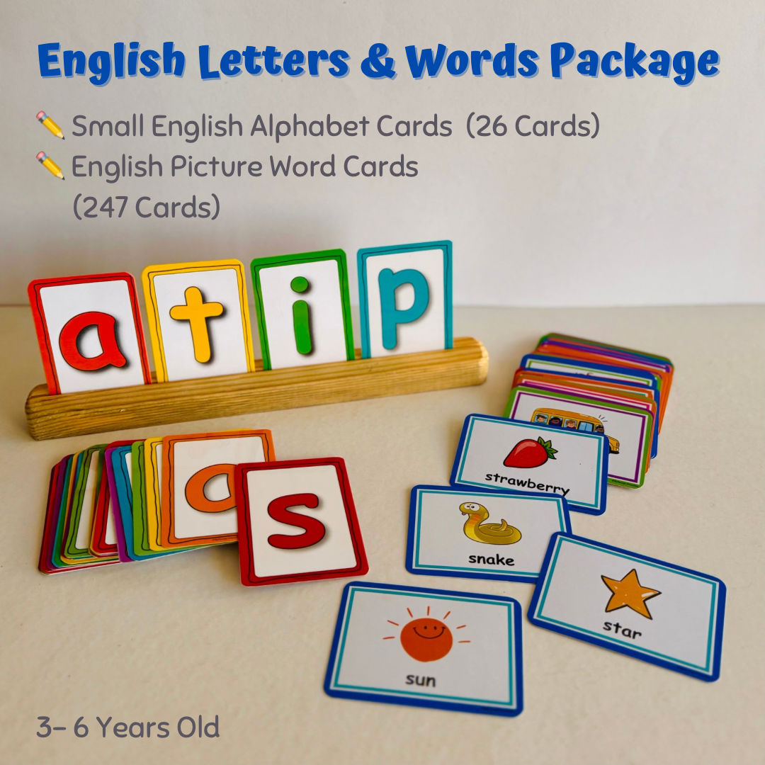 English Letters & Words Package