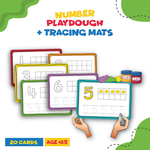 Number Playdough & Tracing Mats