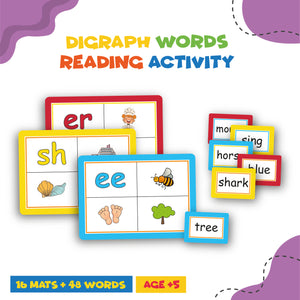 Digraph Words Reading Activity