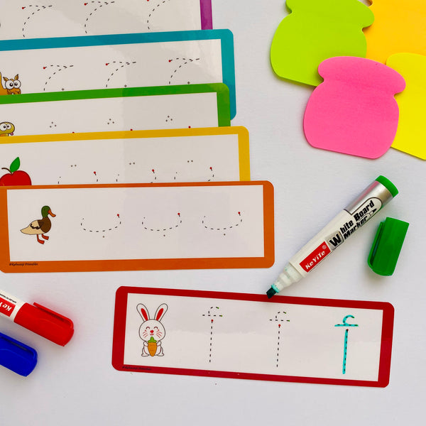 Arabic Alphabet Tracing Cards